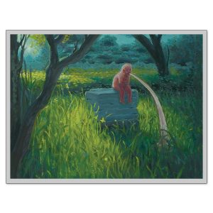"Rzyganie w ogrodzie dobra i zła", 30x40cm